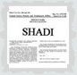shadi certificate